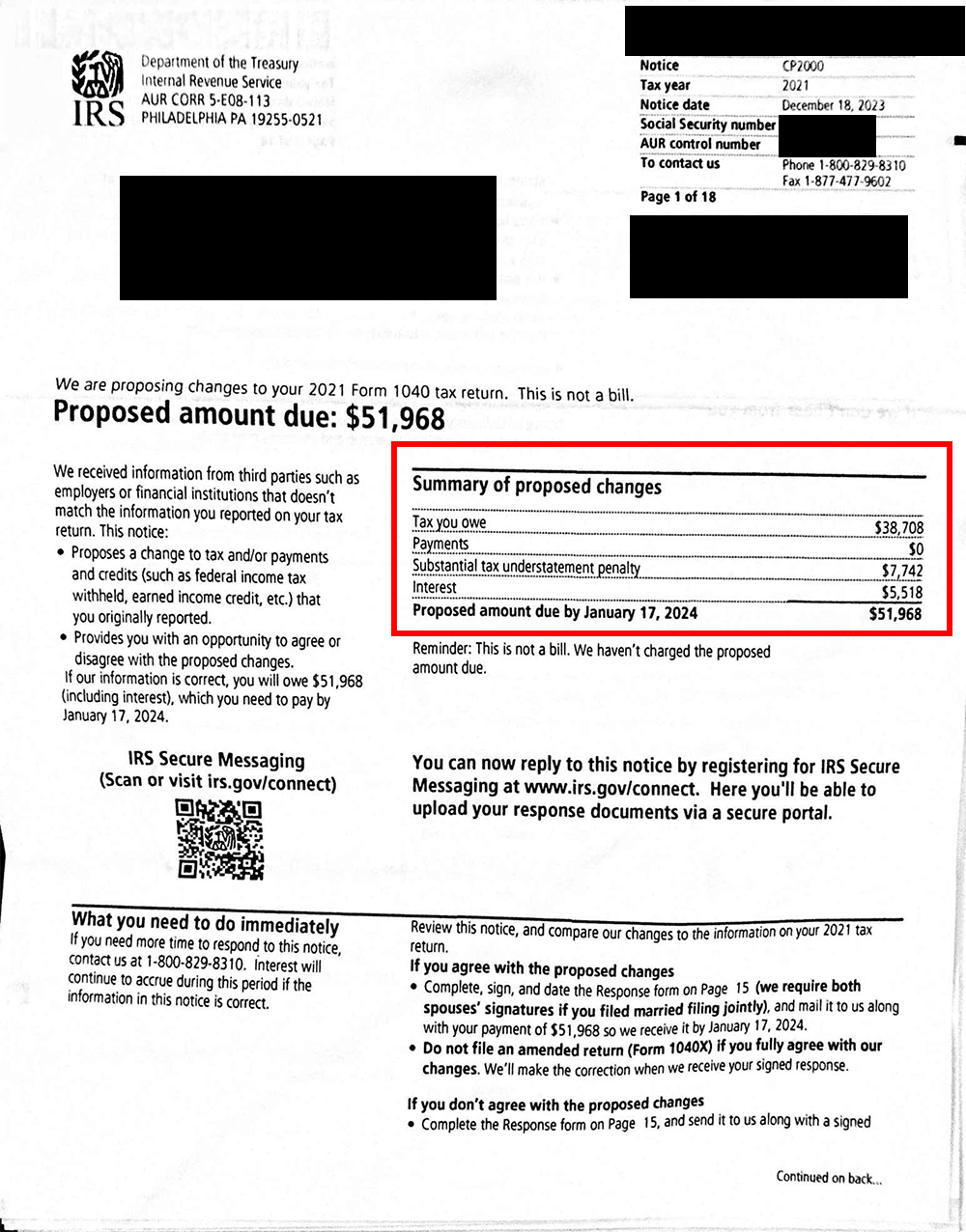 IRS CP2000 Notice: What Is it and How to Respond in 2024?
